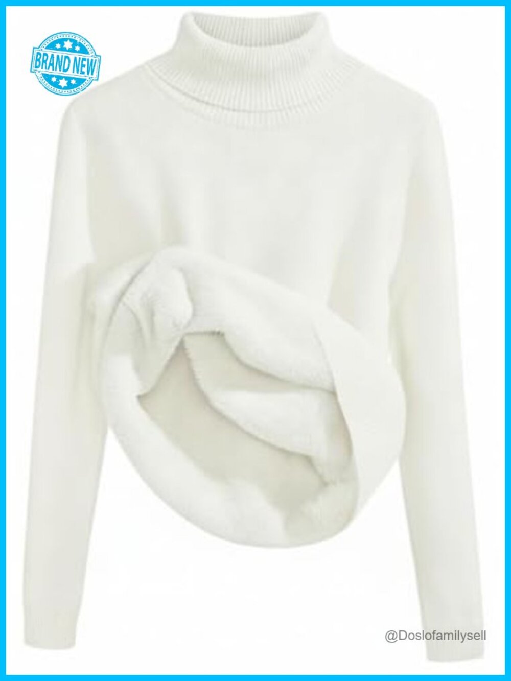 SKAYS Women Turtleneck Wool Sweater Slim Fit Pullover Winter Warm Knit Top